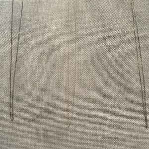 Lot of 3 sterling and silver- toned chains